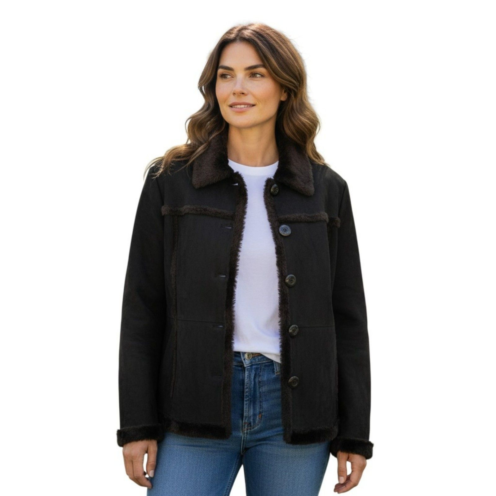 Kiko Comfort Jacket Womens Size L Black 100 Polyester Brand New Y2k 71